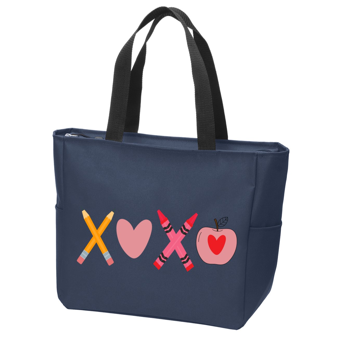 Xoxo Valentines Day School Holiday Zip Tote Bag