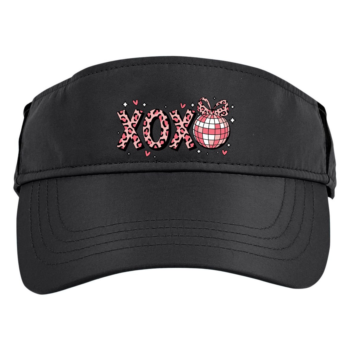 Xoxo Valentines Day Retro Adult Drive Performance Visor