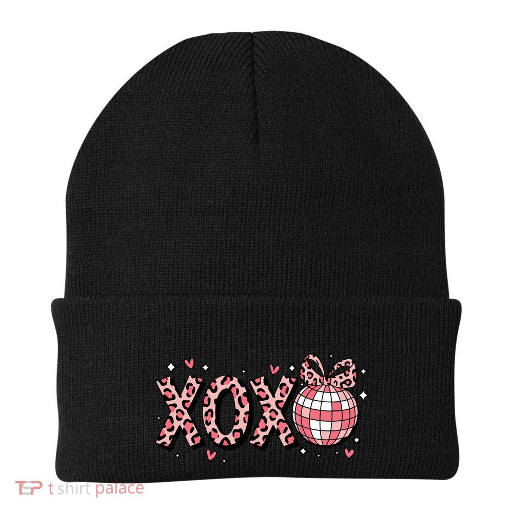 Xoxo Valentines Day Retro Beanie