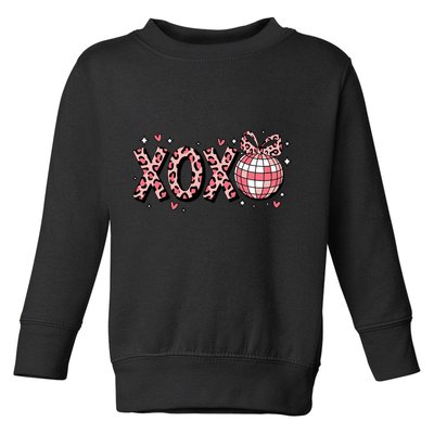 Xoxo Valentines Day Retro Toddler Sweatshirt
