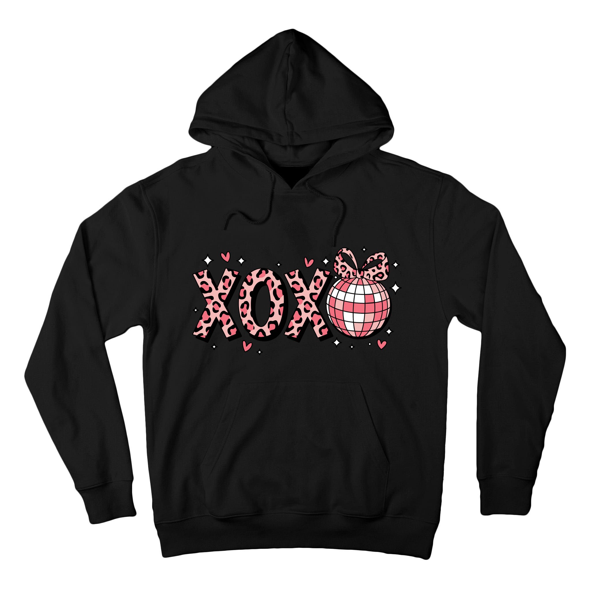 Xoxo Valentines Day Retro Tall Hoodie