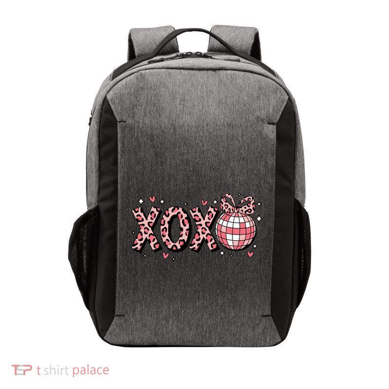 Xoxo Valentines Day Retro Vector Backpack