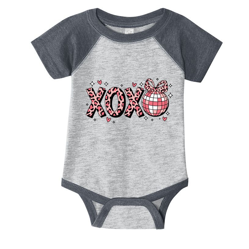 Xoxo Valentines Day Retro Infant Baby Jersey Bodysuit