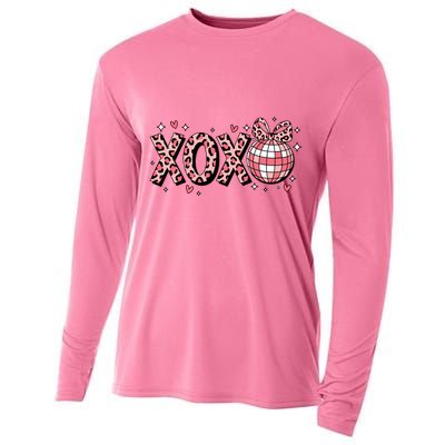 Xoxo Valentines Day Retro Cooling Performance Long Sleeve Crew
