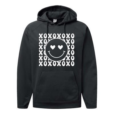 Xoxo Valentines Day Performance Fleece Hoodie