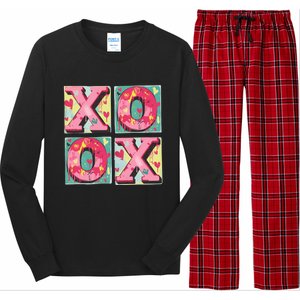 Xoxo ValentineS Day Theme Long Sleeve Pajama Set