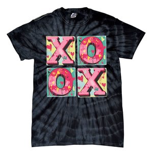 Xoxo ValentineS Day Theme Tie-Dye T-Shirt