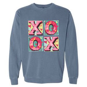 Xoxo ValentineS Day Theme Garment-Dyed Sweatshirt