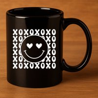 Xoxo Valentines Day 11oz C Handle Ceramic Mug
