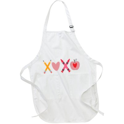 Xoxo Valentines Day Pencil Apple School Apron
