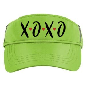 XOXO Valentines Day Heart Adult Drive Performance Visor