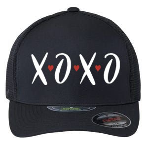 XOXO Valentines Day Heart Flexfit Unipanel Trucker Cap