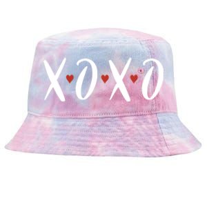 XOXO Valentines Day Heart Tie-Dyed Bucket Hat