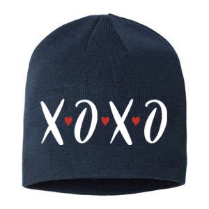 XOXO Valentines Day Heart Sustainable Beanie