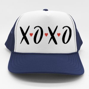 XOXO Valentines Day Heart Trucker Hat