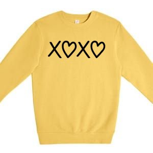 Xoxo Valentines Day Premium Crewneck Sweatshirt