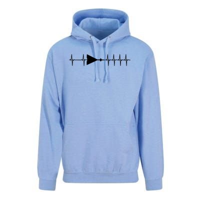 Xb70 Valkyrie Ecg Heartbeat Airplane Cool Gift Unisex Surf Hoodie