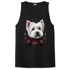 Xmas West Highland White Terrier Santa On Christmas Westie Cool Gift PosiCharge Competitor Tank