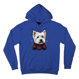 Xmas West Highland White Terrier Santa On Christmas Westie Cool Gift Hoodie