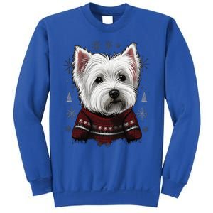 Xmas West Highland White Terrier Santa On Christmas Westie Cool Gift Sweatshirt