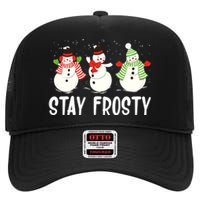 Xmas Winter Snowman Christmas Sweater Gifts High Crown Mesh Back Trucker Hat