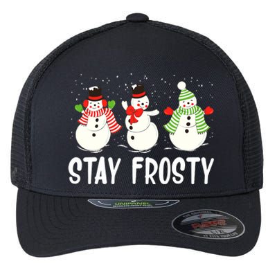 Xmas Winter Snowman Christmas Sweater Gifts Flexfit Unipanel Trucker Cap