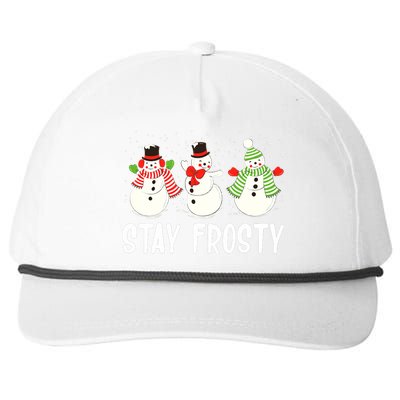 Xmas Winter Snowman Christmas Sweater Gifts Snapback Five-Panel Rope Hat