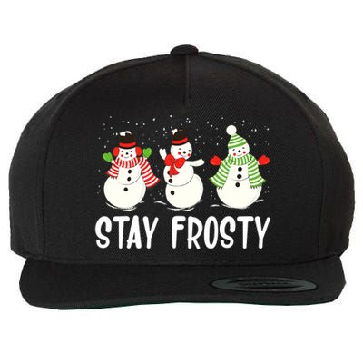 Xmas Winter Snowman Christmas Sweater Gifts Wool Snapback Cap