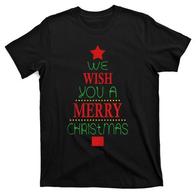 Xmas We Wish You A Merry Christmas Santa Gift T-Shirt