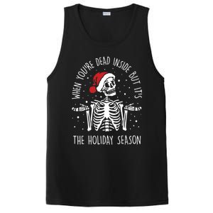 Xmas When YouRe Dead Inside But ItS The Holiday Season Gift PosiCharge Competitor Tank