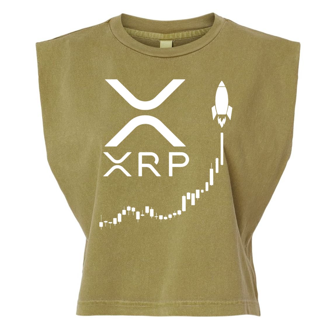 Xrp Garment-Dyed Women's Muscle Tee