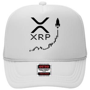 Xrp High Crown Mesh Back Trucker Hat