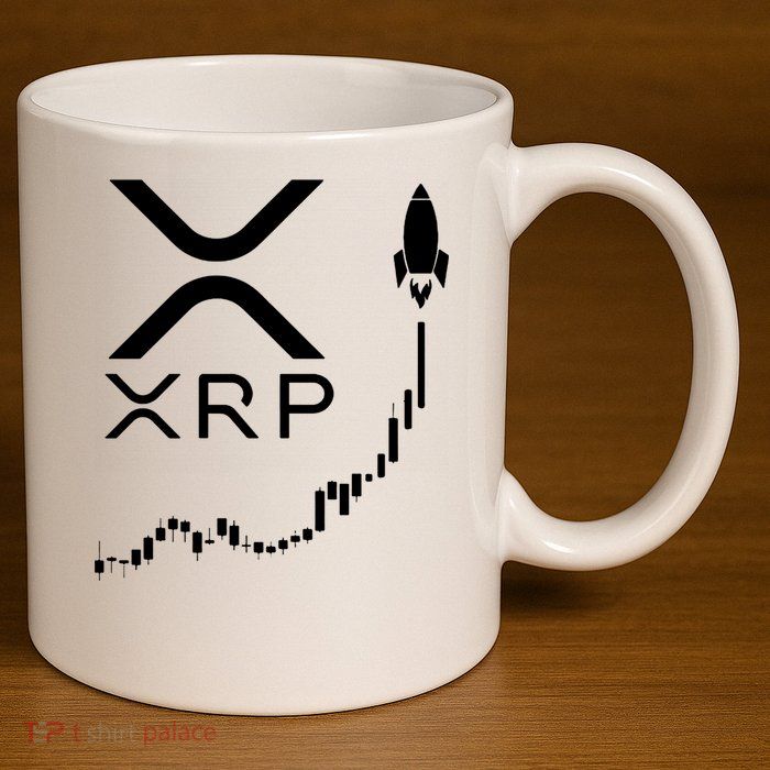 Xrp 11oz C Handle Ceramic Mug