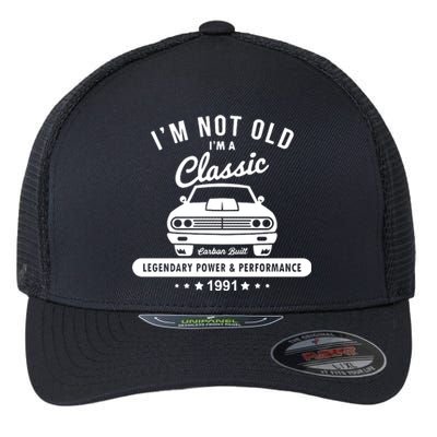 Year 1991 Car 31 Years Old Flexfit Unipanel Trucker Cap