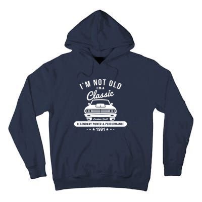 Year 1991 Car 31 Years Old Tall Hoodie