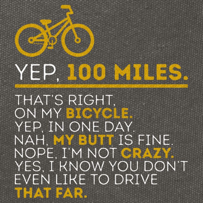 Yep 100 Miles Bike Cycling Humor Cyclist Bicycle Riding Love Cotton Canvas Backpack