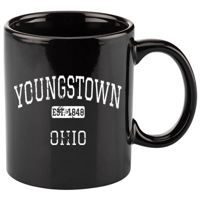 Youngstown 1848 Ohio 11oz C Handle Ceramic Mug
