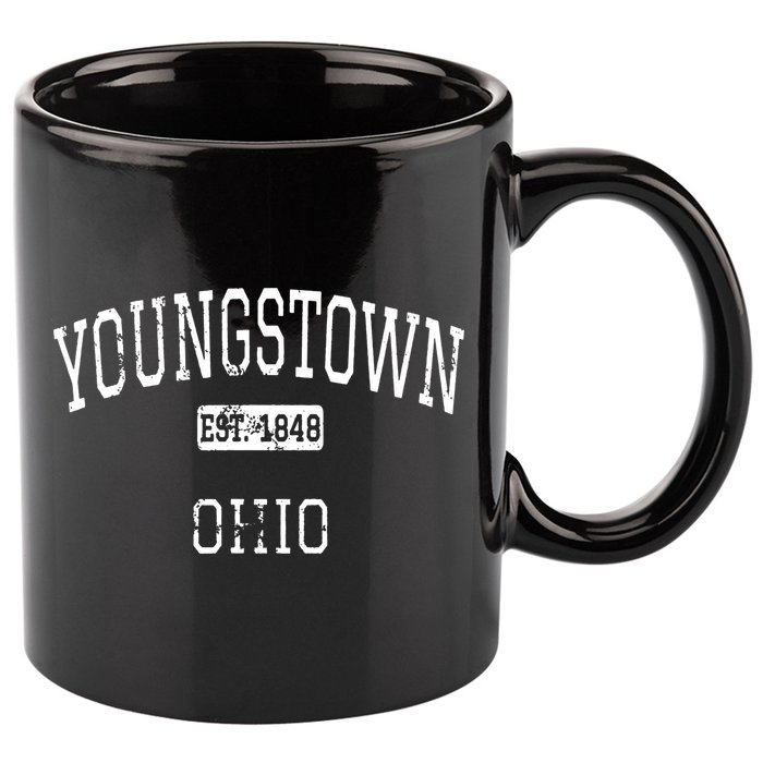 Youngstown 1848 Ohio 11oz C Handle Ceramic Mug