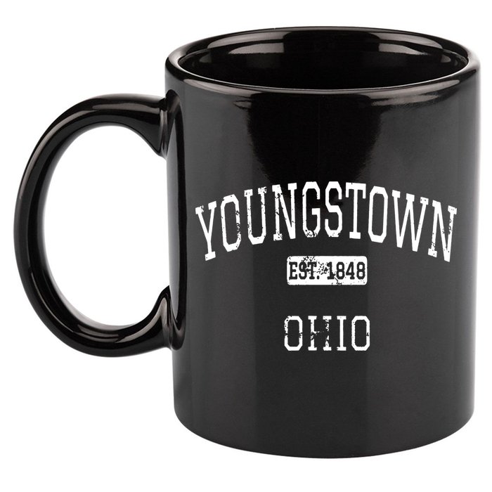 Youngstown 1848 Ohio 11oz C Handle Ceramic Mug