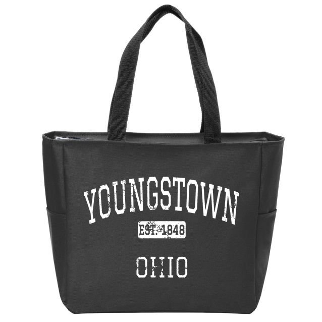 Youngstown 1848 Ohio Zip Tote Bag