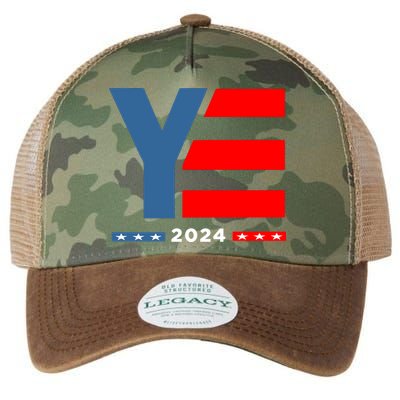 Ye 2024 For President Legacy Tie Dye Trucker Hat