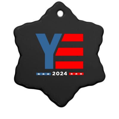 Ye 2024 For President Ceramic Star Ornament