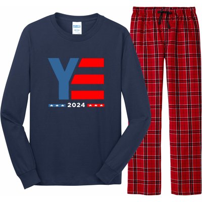 Ye 2024 For President Long Sleeve Pajama Set