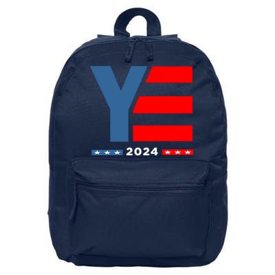 Ye 2024 For President 16 in Basic Backpack