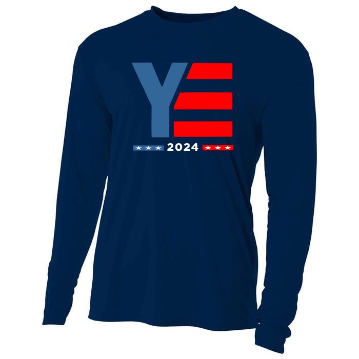 Ye 2024 For President Cooling Performance Long Sleeve Crew