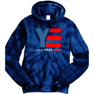 Ye 2024 For President Tie Dye Hoodie