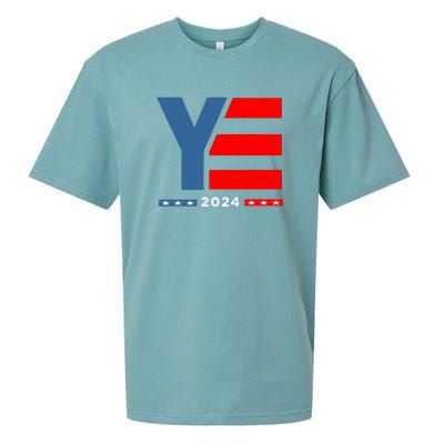 Ye 2024 For President Sueded Cloud Jersey T-Shirt