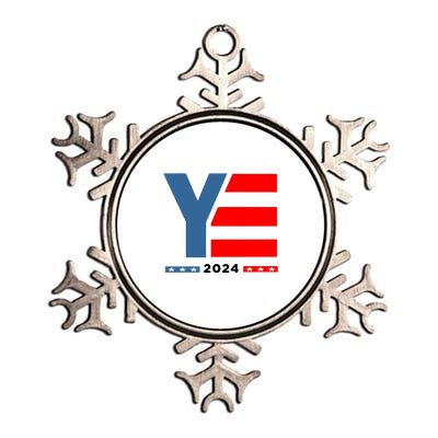 Ye 2024 For President Metallic Star Ornament