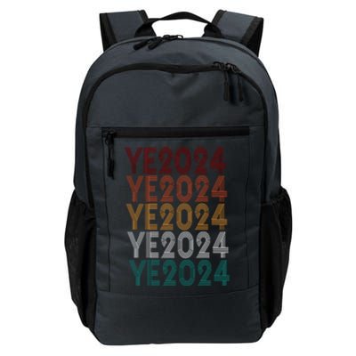 Ye 2024 Kanye For President Retro Daily Commute Backpack