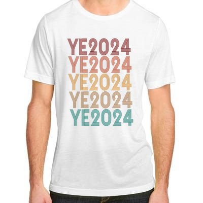 Ye 2024 Kanye For President Retro Adult ChromaSoft Performance T-Shirt